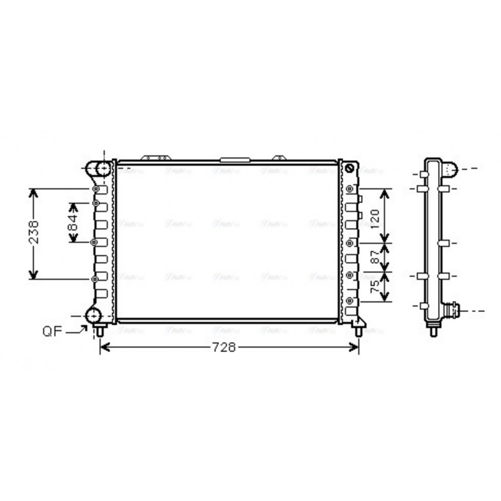 Image for AVA Cooling - Radiator