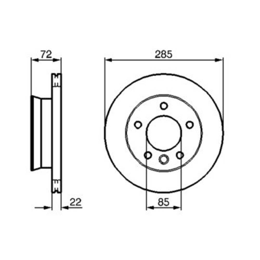 Image for Bosch Brake disc BD1079