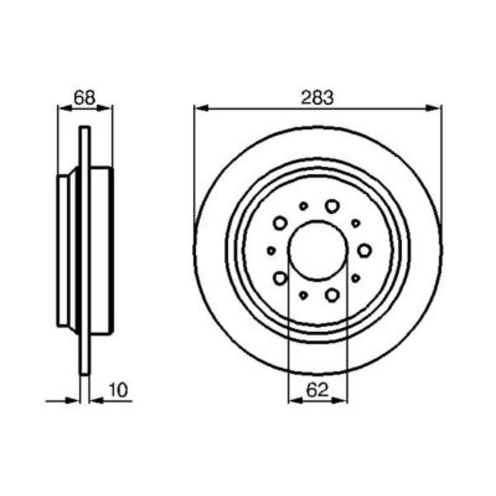 Image for Bosch Brake disc BD376