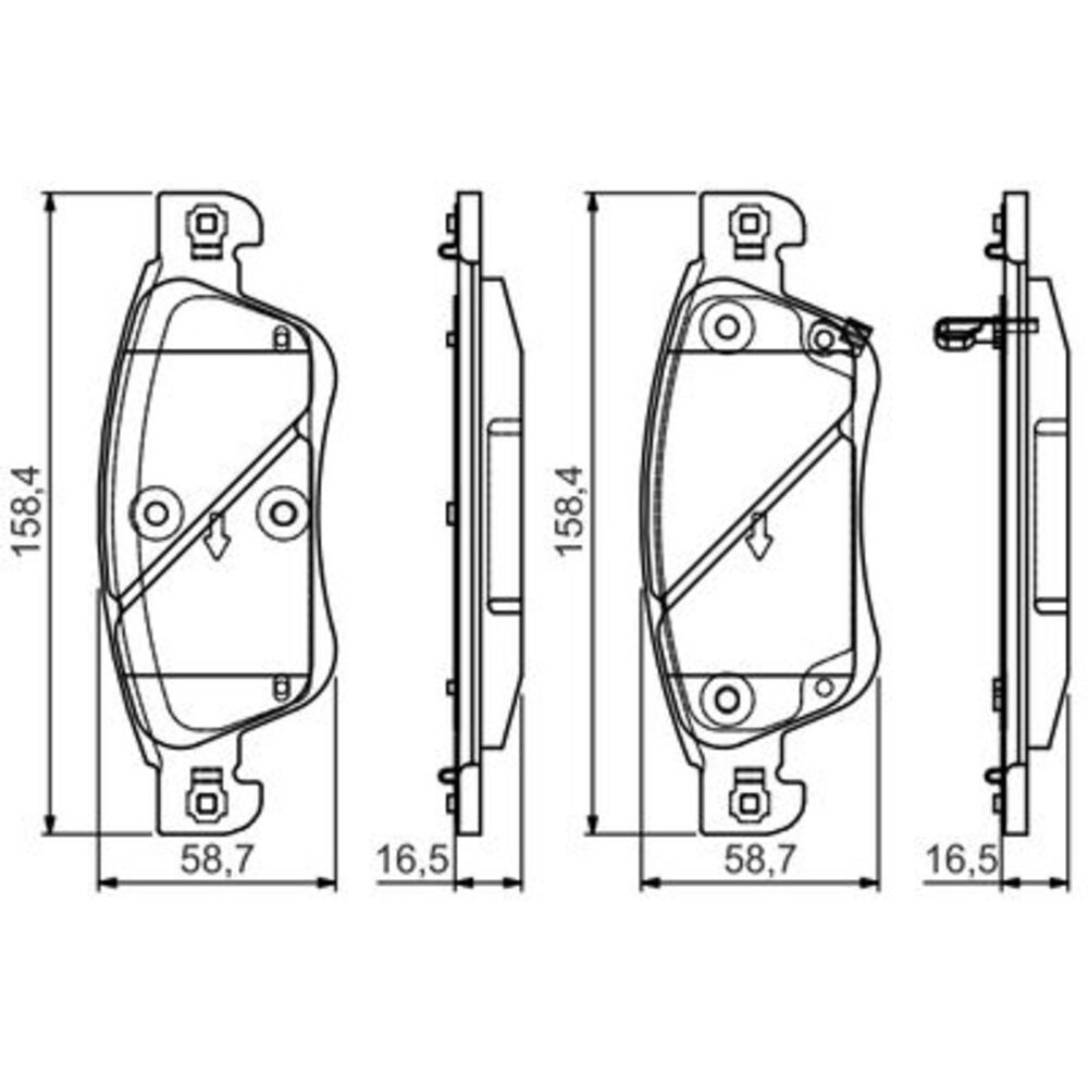 Image for Bosch Brake lining BP2211