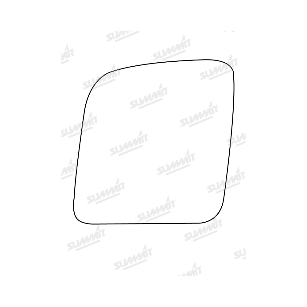 Image for Stick-On Commercial Mirror Glass Ford Transit Connect LHS