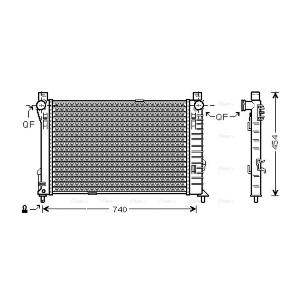 Image for AVA Cooling - Radiator