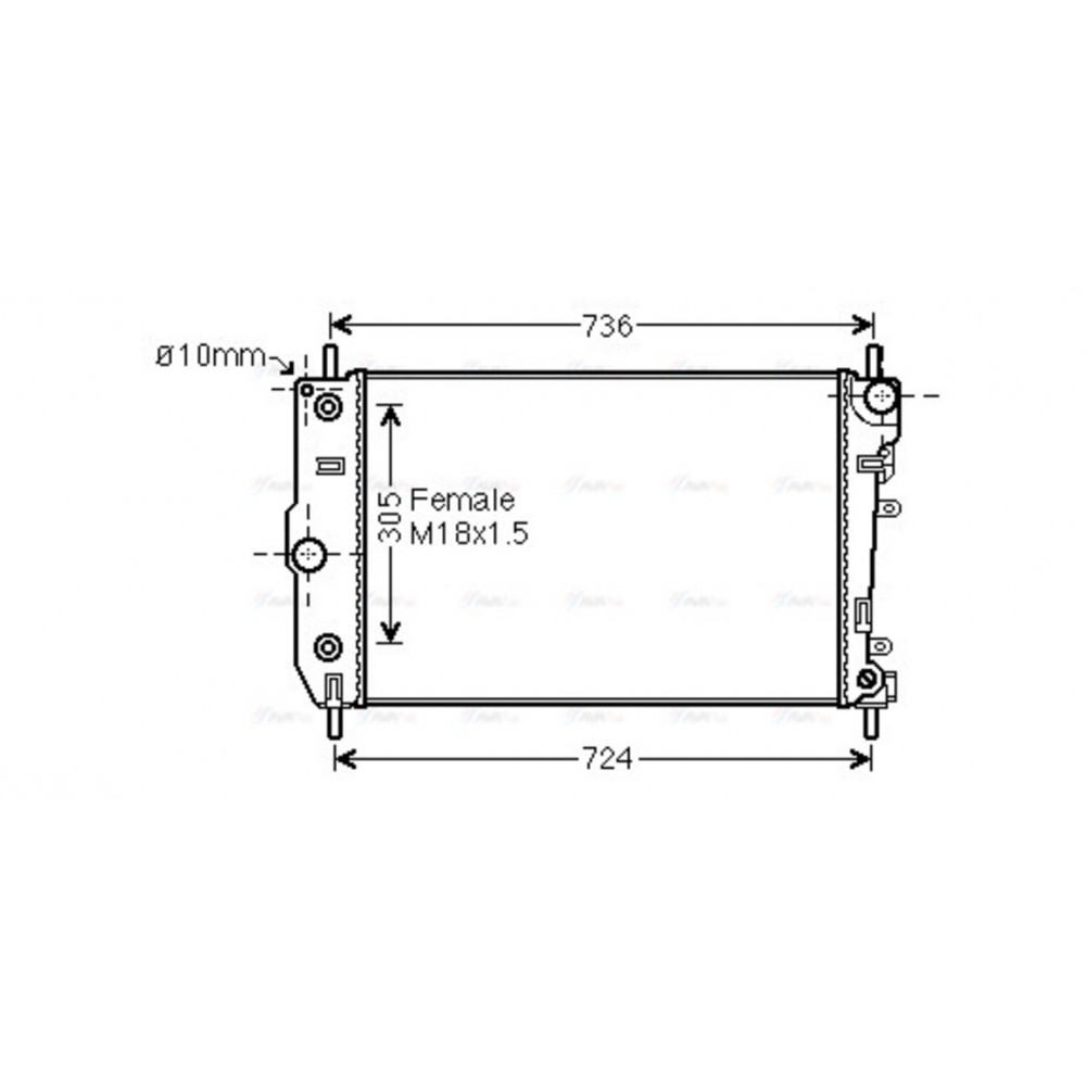 Image for AVA Cooling - Radiator