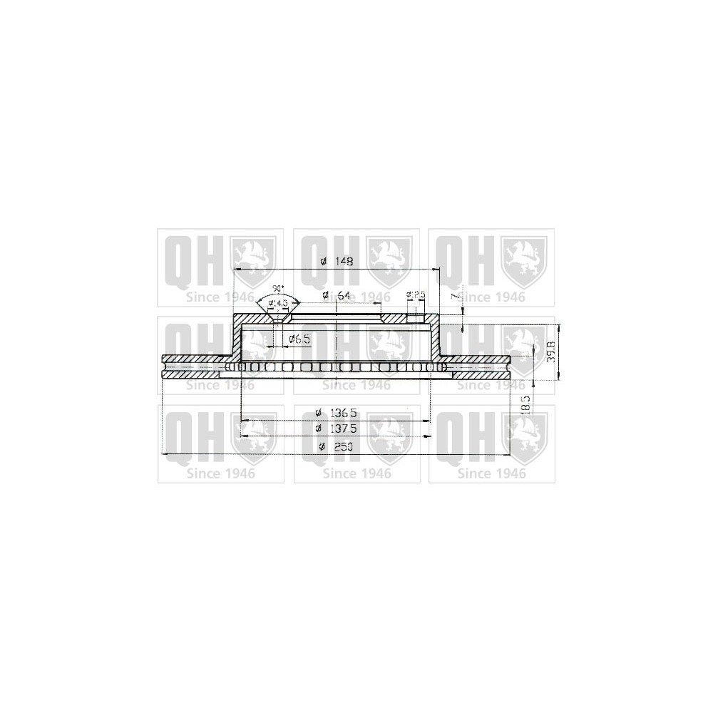 Image for QH BDC3759 Brake Disc