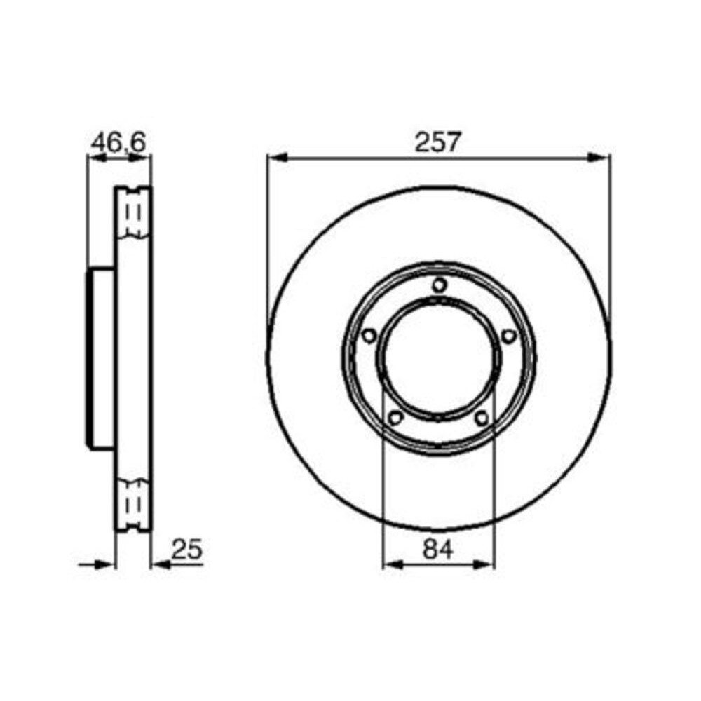 Image for Bosch Brake disc BD331