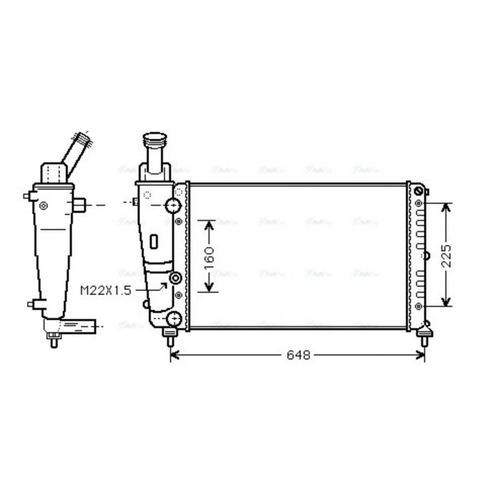 Image for AVA Cooling - Radiator