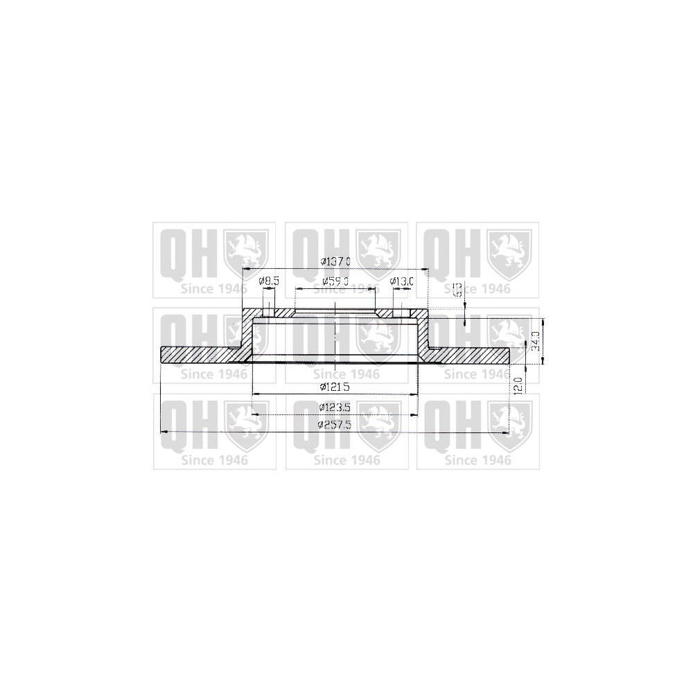 Image for QH BDC3511 Brake Disc