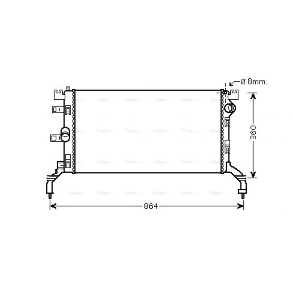 Image for AVA Cooling - Radiator