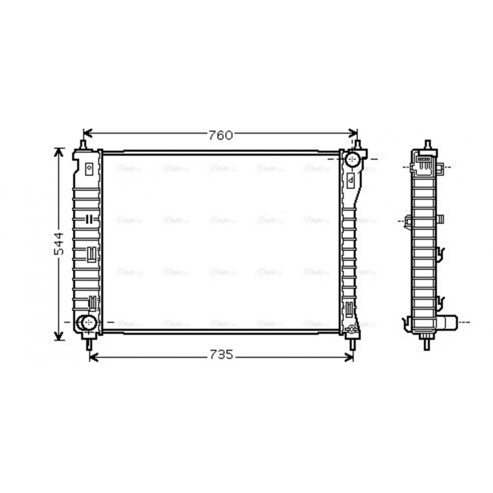 Image for AVA Cooling - Radiator