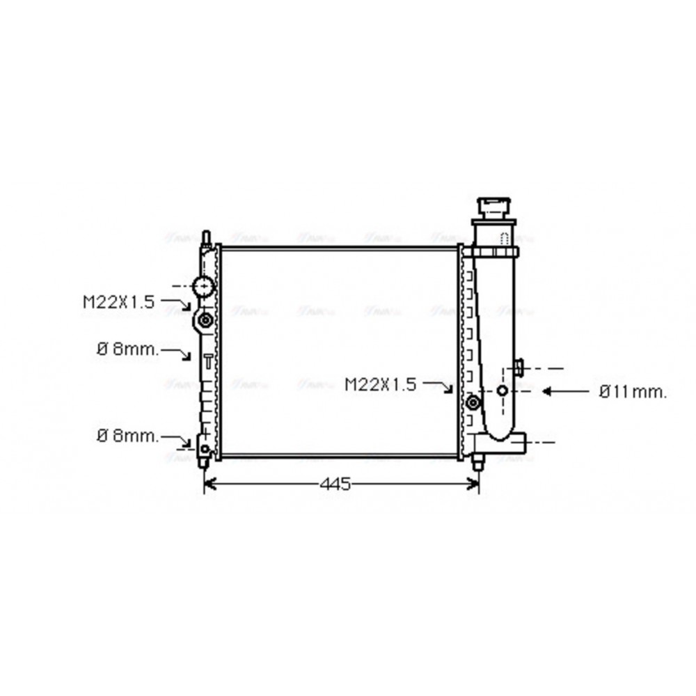 Image for AVA Cooling - Radiator