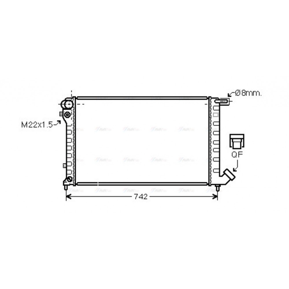 Image for AVA Cooling - Radiator