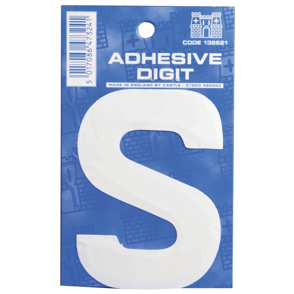 Image for Castle WS S Self Adhesive Digits White 3inc