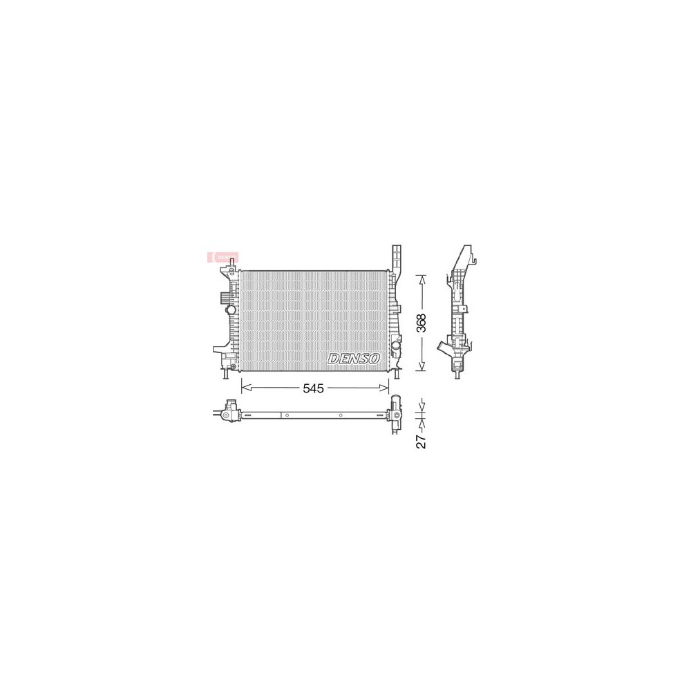 Image for Denso Radiator DRM10028