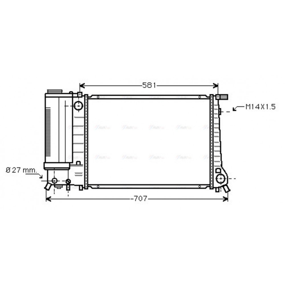 Image for AVA Cooling - Radiator