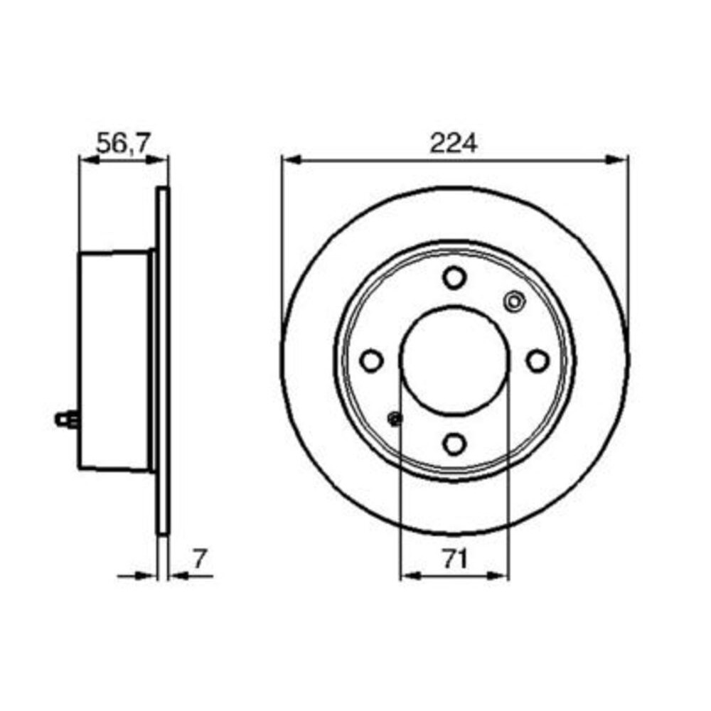 Image for Bosch Brake disc BD662