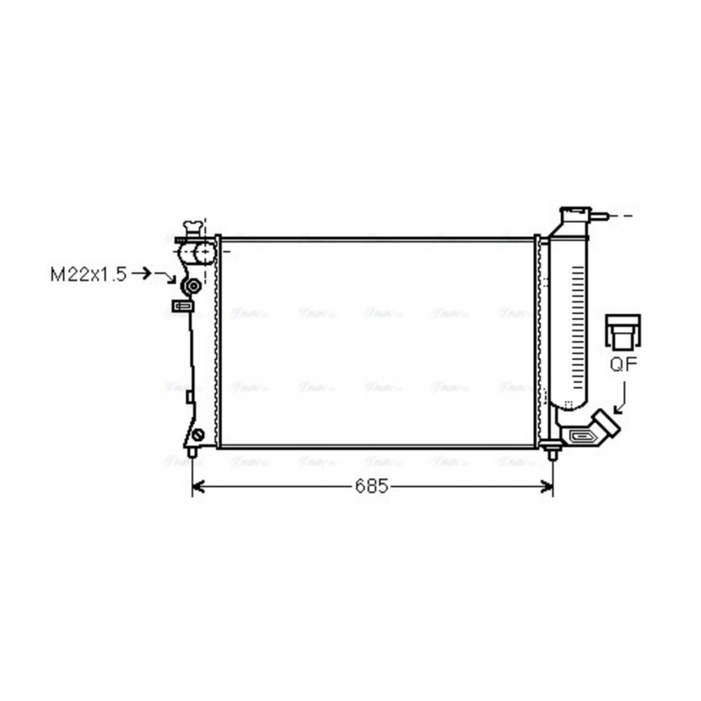 Image for AVA Cooling - Radiator