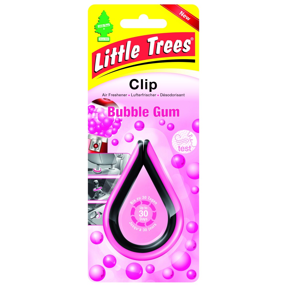 Little Trees LTC016 Vent Clip Air Freshener - Bubble Gum 