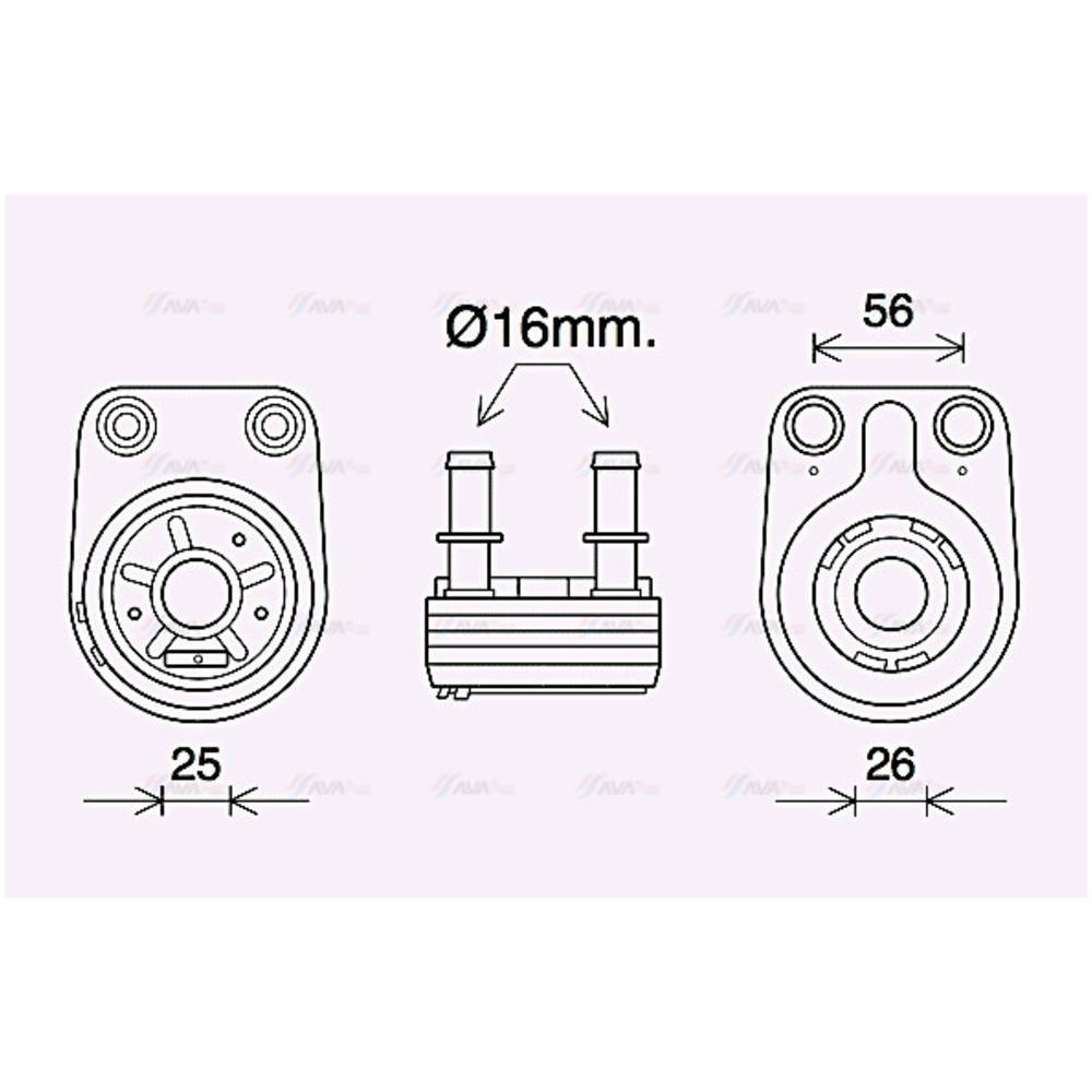 Image for AVA Cooling - Oil Cooler