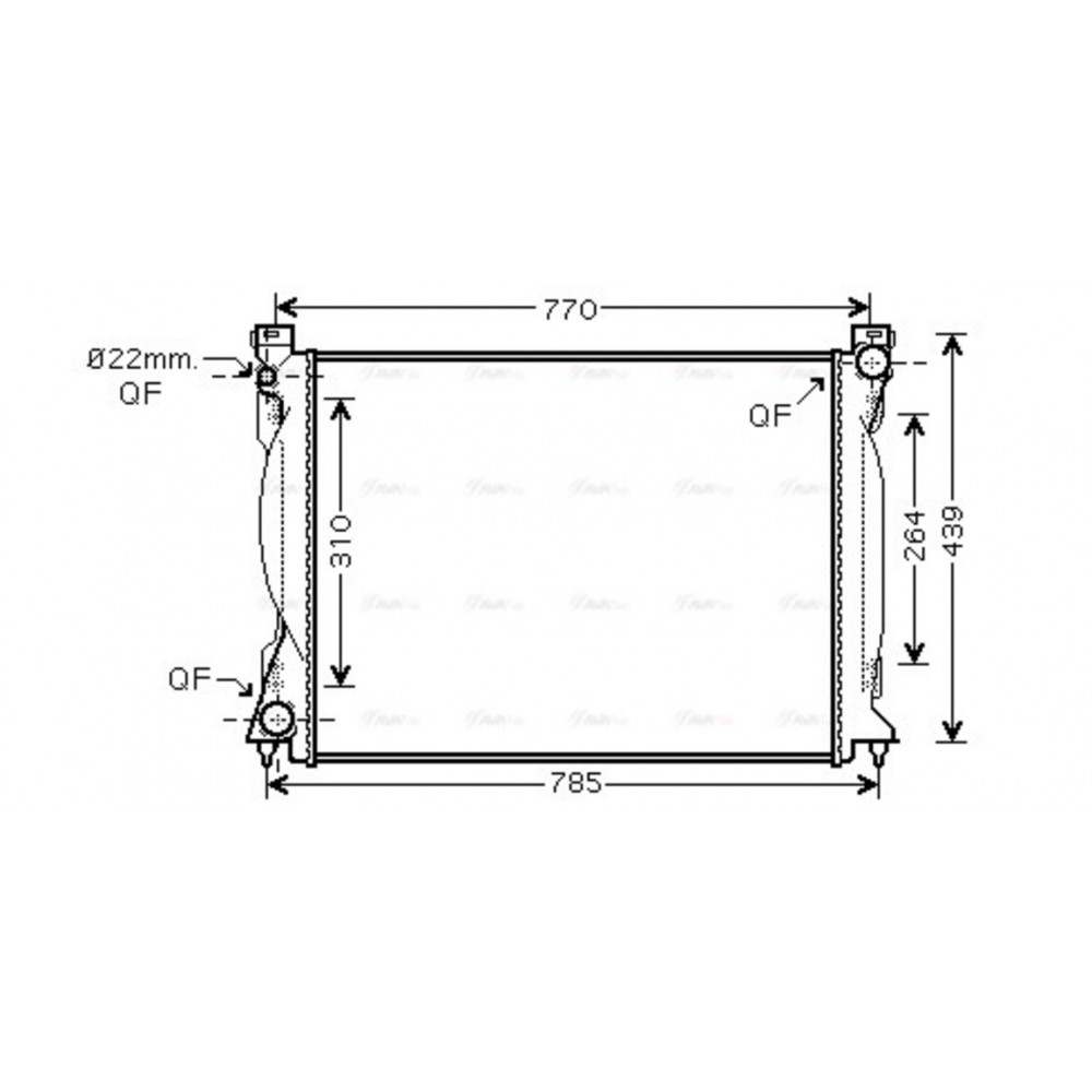 Image for AVA Cooling - Radiator