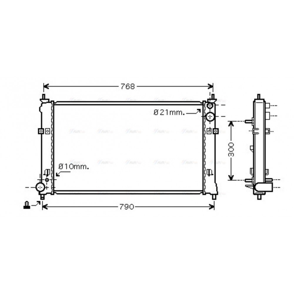 Image for AVA Cooling - Radiator