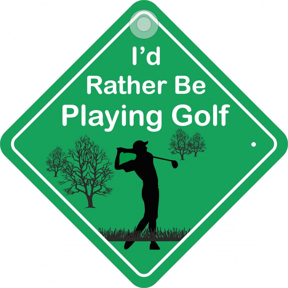 Image for Castle DH58 Id Rather Be Playing Golf Diamond
