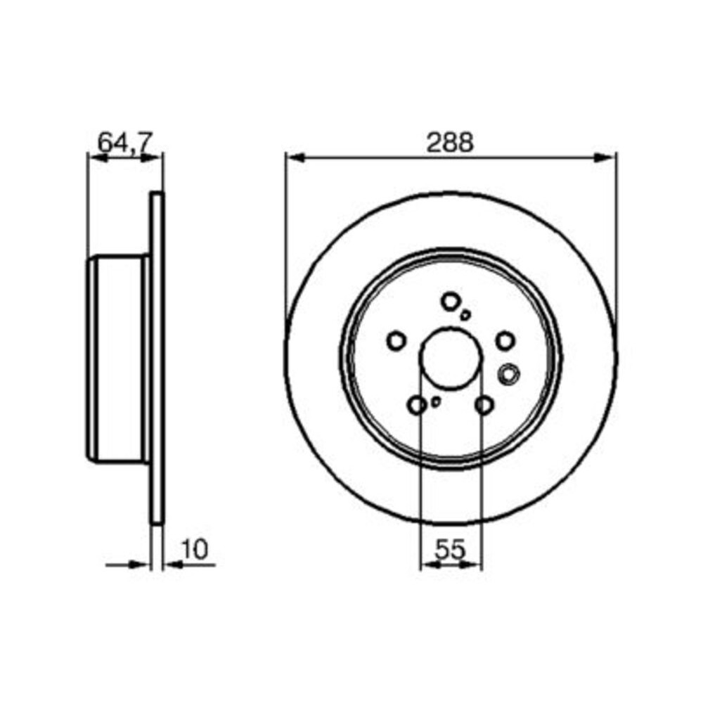 Image for Bosch Brake disc BD5513