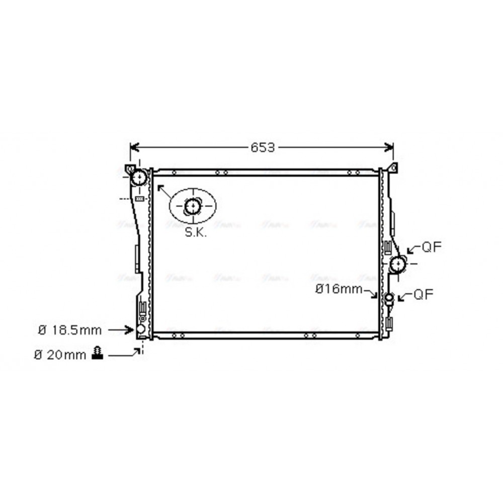 Image for AVA Cooling - Radiator