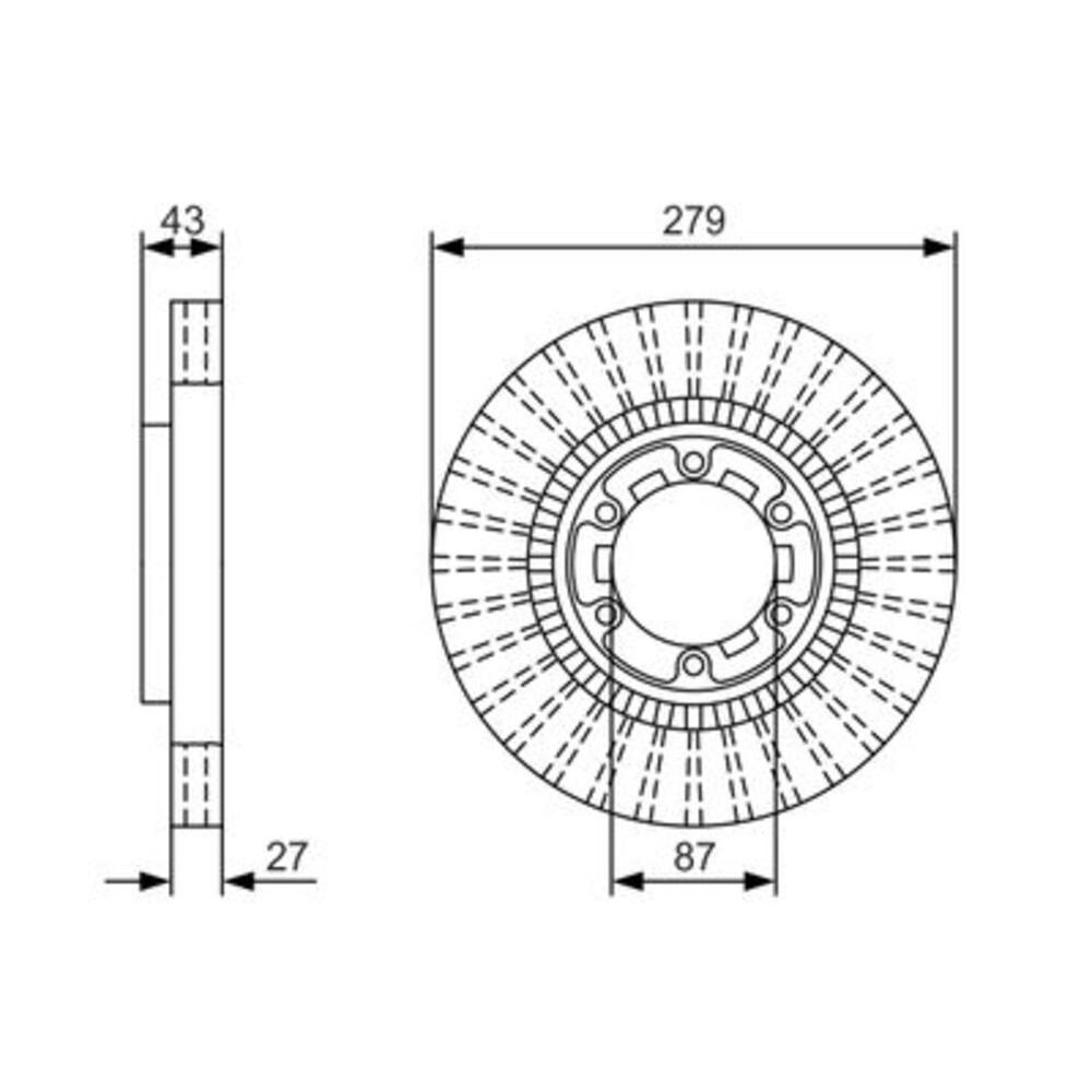 Image for Bosch Brake disc BD2234