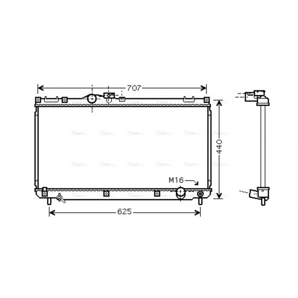 Image for AVA Cooling - Radiator