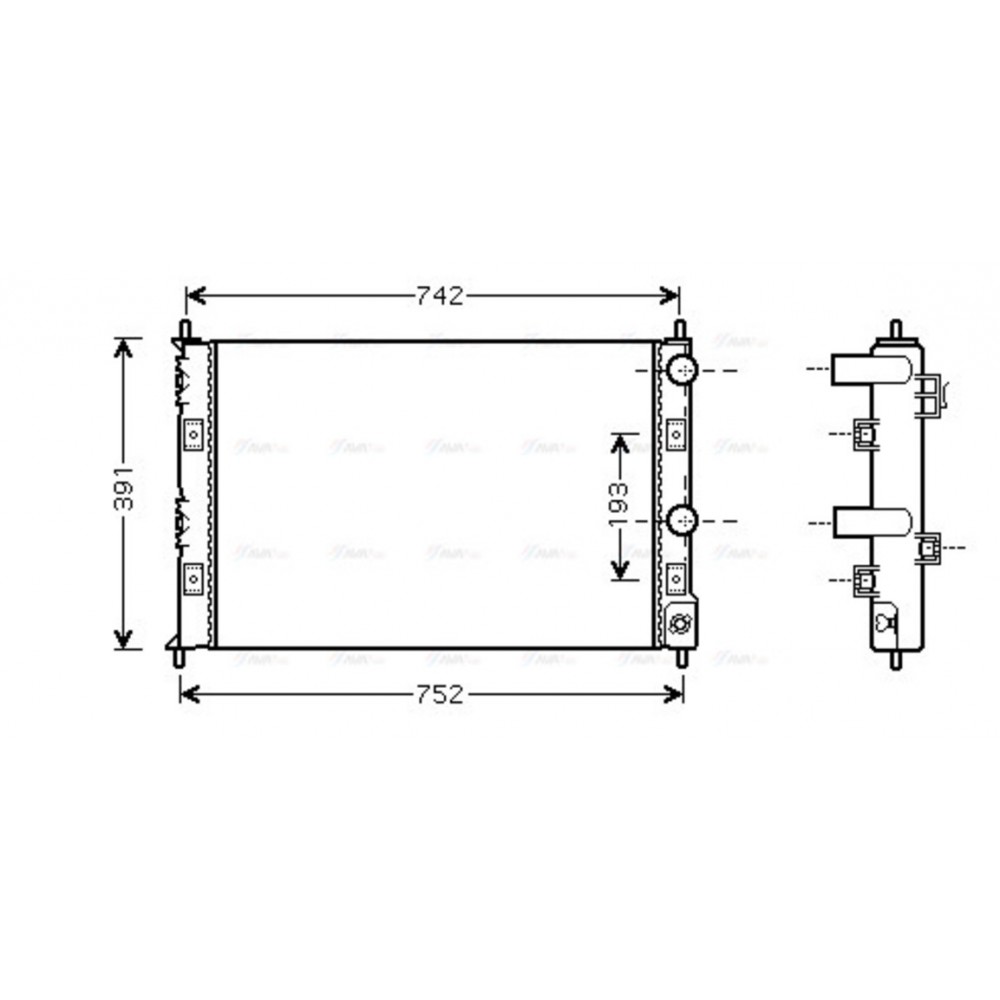 Image for AVA Cooling - Radiator