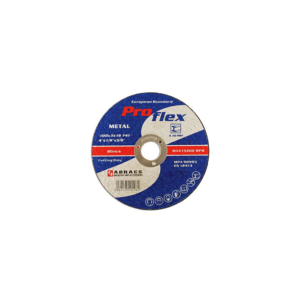 Image for Connect 32057 Abracs 230mm x 3.0mm Flat Cutting Discs Pack 5