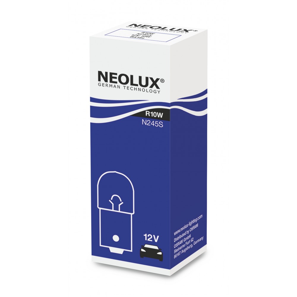 Image for Neolux N245S 12v 10w BA15s (245) Single box
