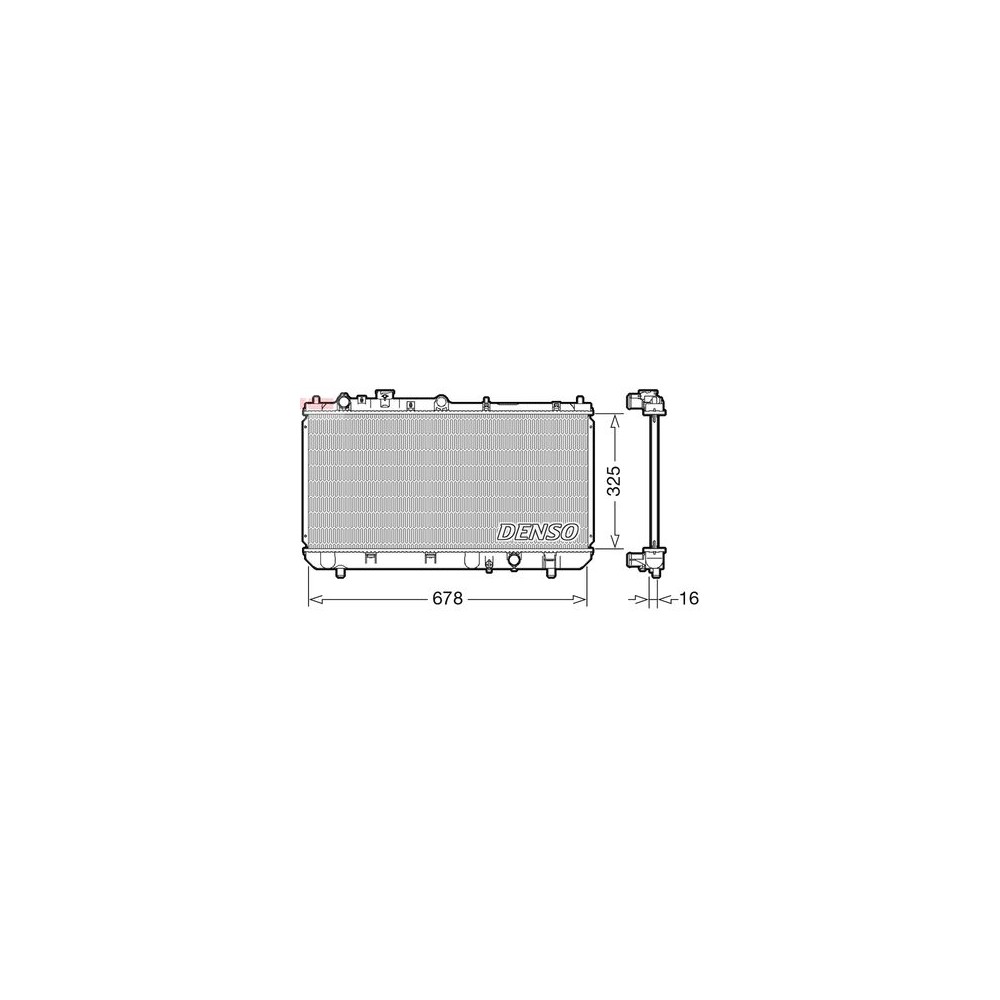 Image for Denso Radiator DRM44032