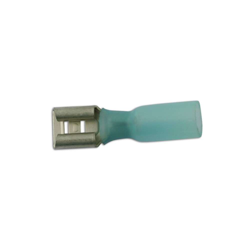 Image for Connect 30206 Blue Heatshrink Push-on Female 6.3mm Pk 25