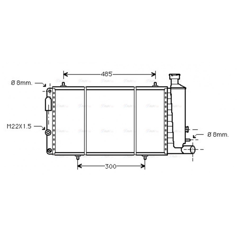 Image for AVA Cooling - Radiator