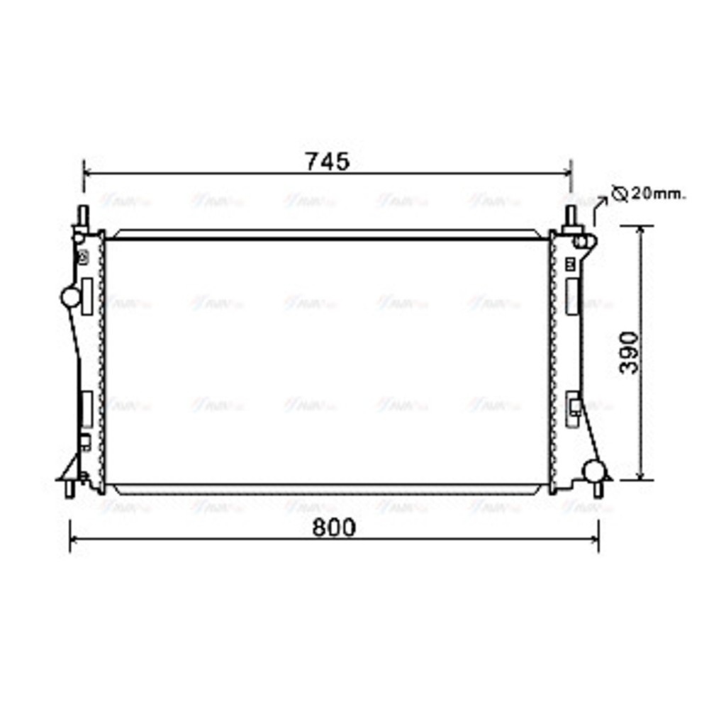 Image for AVA Cooling - Radiator