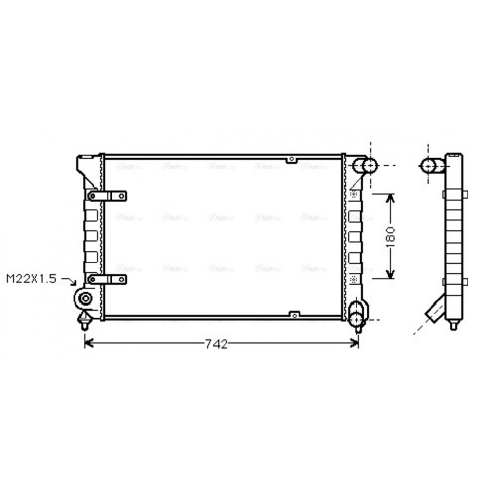 Image for AVA Cooling - Radiator