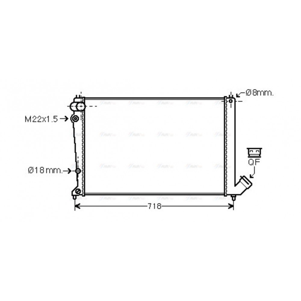 Image for AVA Cooling - Radiator