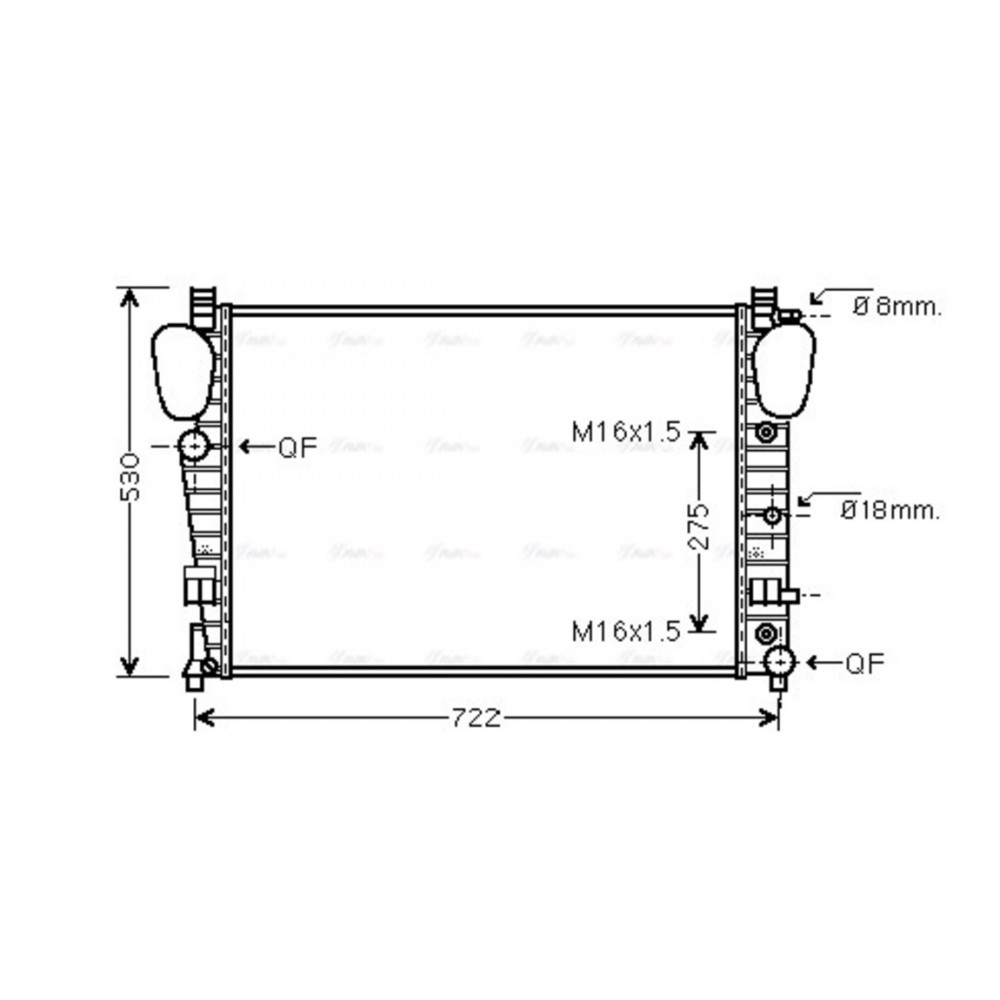 Image for AVA Cooling - Radiator