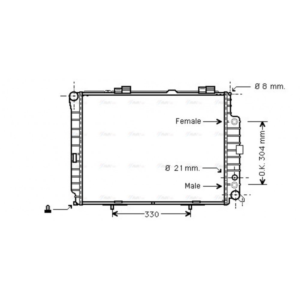 Image for AVA Cooling - Radiator