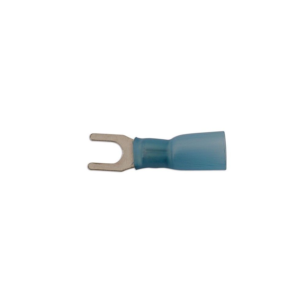 Image for Connect 30204 Blue Heatshrink Fork Terminal 4.0mm Pk 25