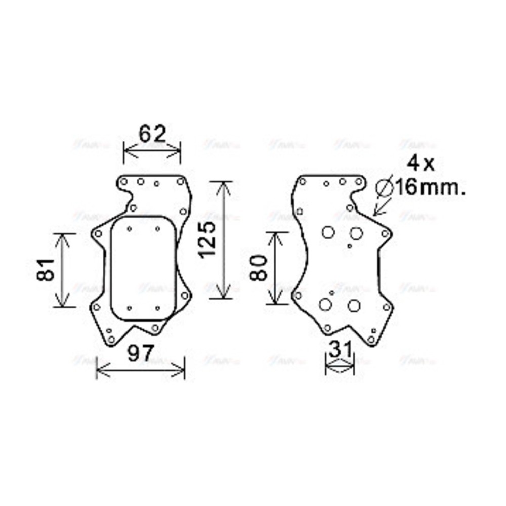 Image for AVA Cooling - Oil Cooler