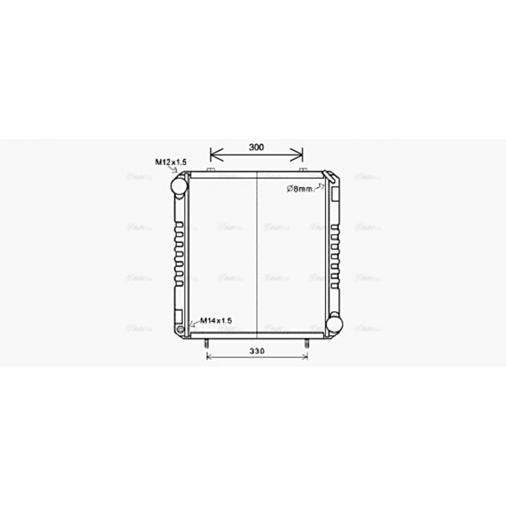 Image for AVA Cooling - Radiator