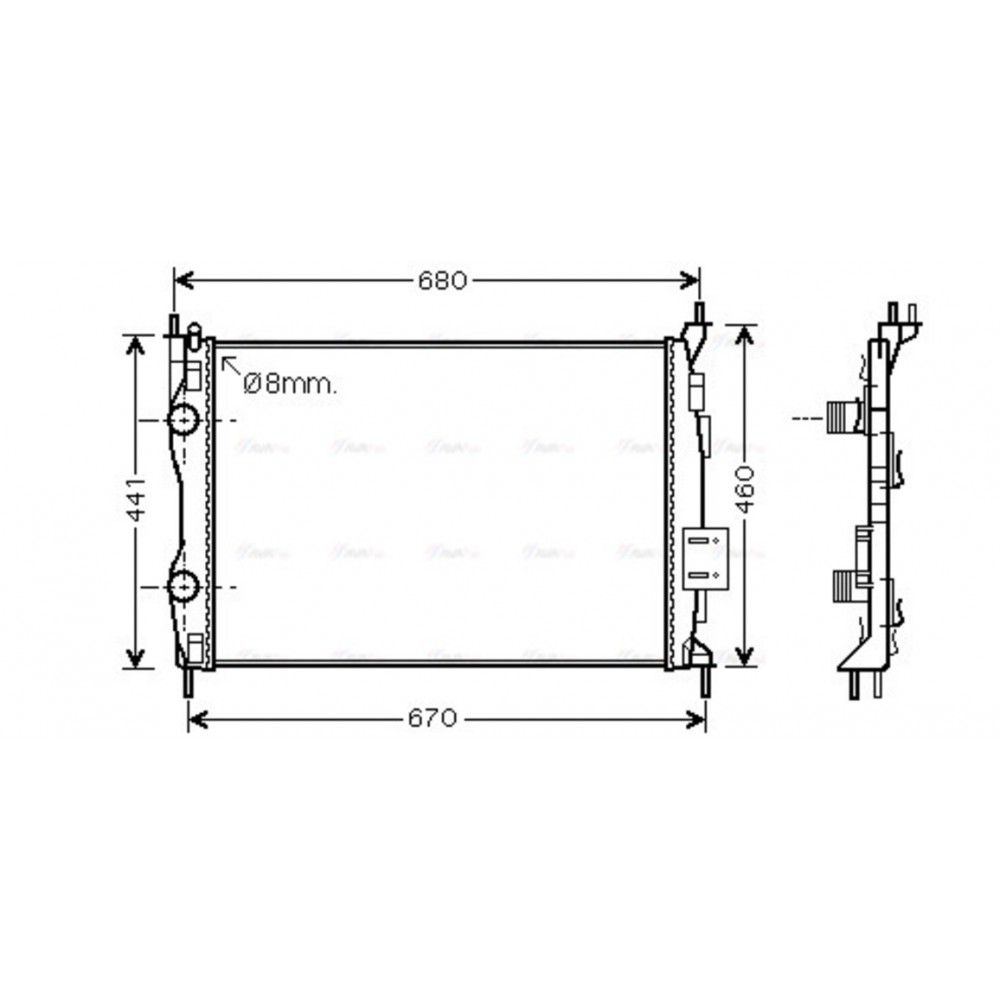 Image for AVA Cooling - Radiator