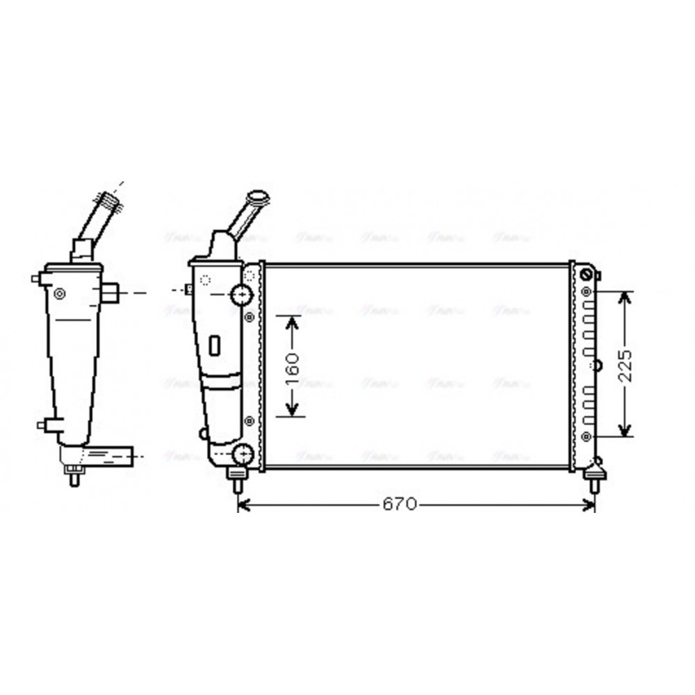 Image for AVA Cooling - Radiator