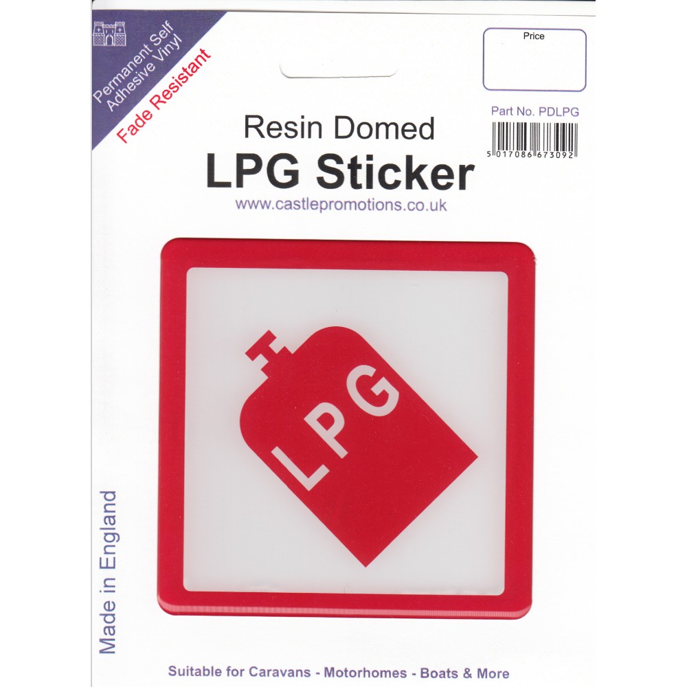 Image for Castle PDLPG Polydome Resin LPG Badge