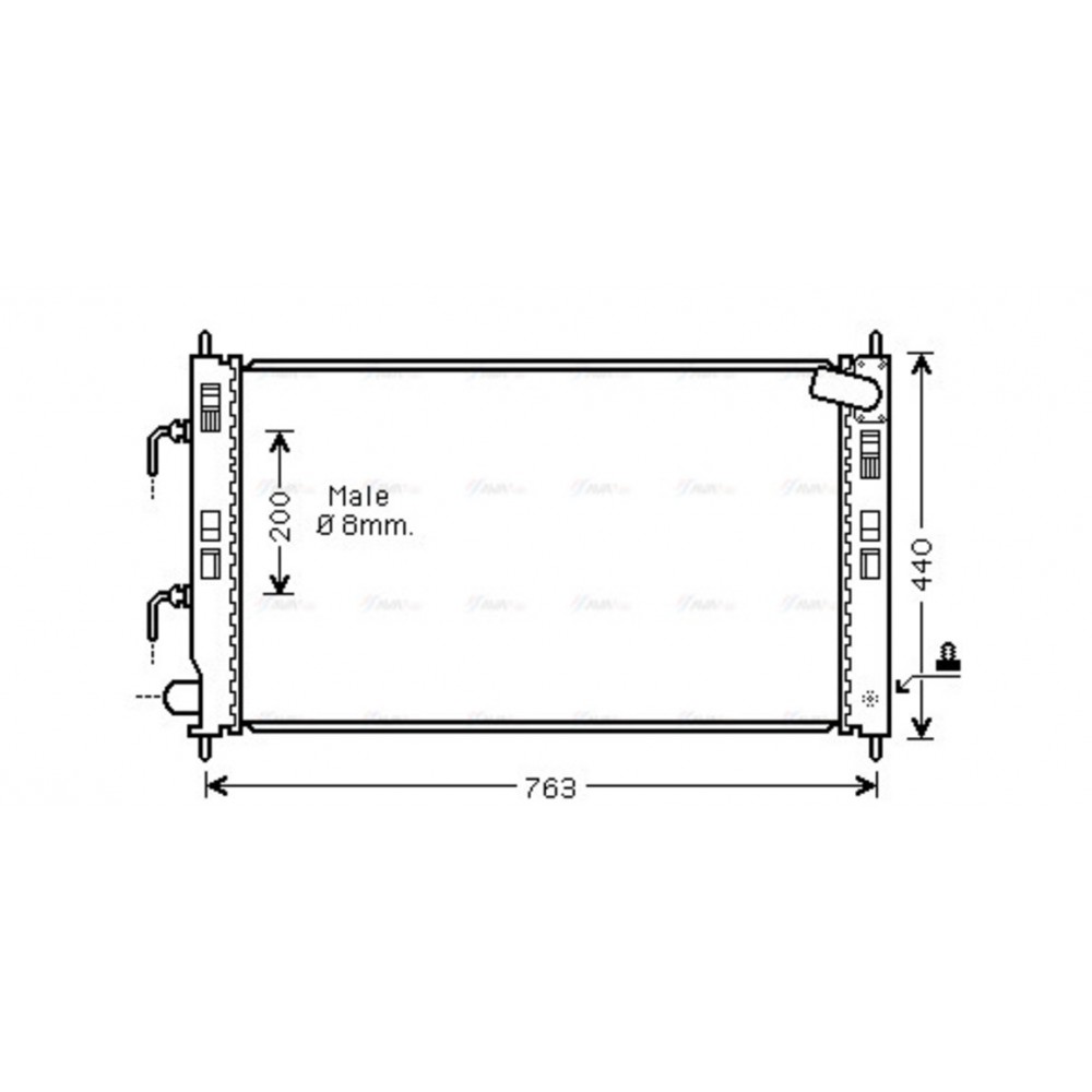 Image for AVA Cooling - Radiator