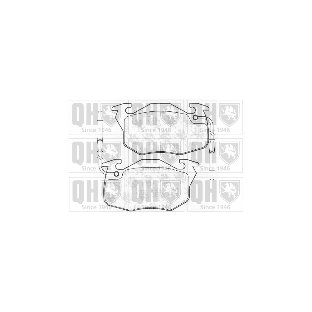 Image for QH BP537 Brake Pad Set