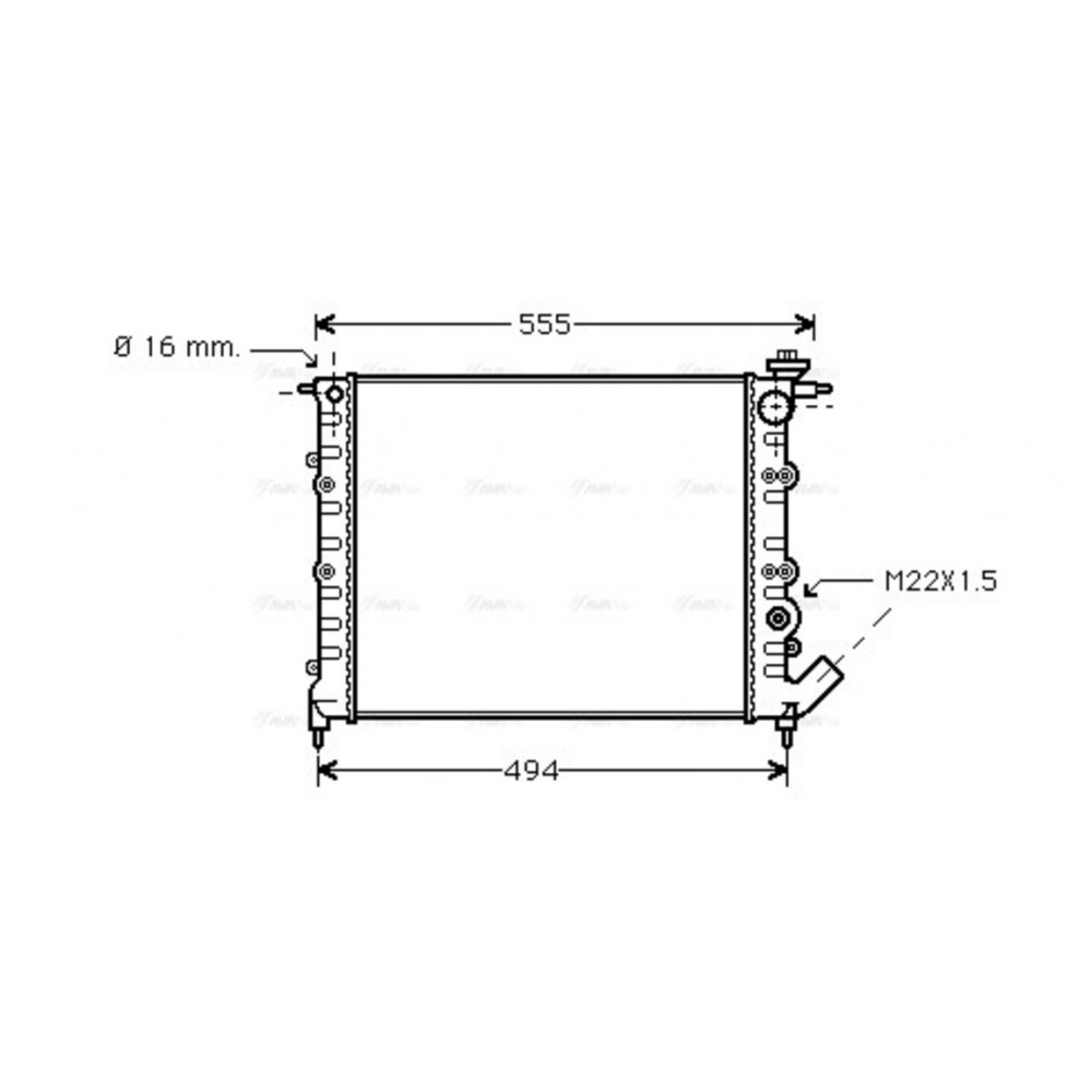 Image for AVA Cooling - Radiator