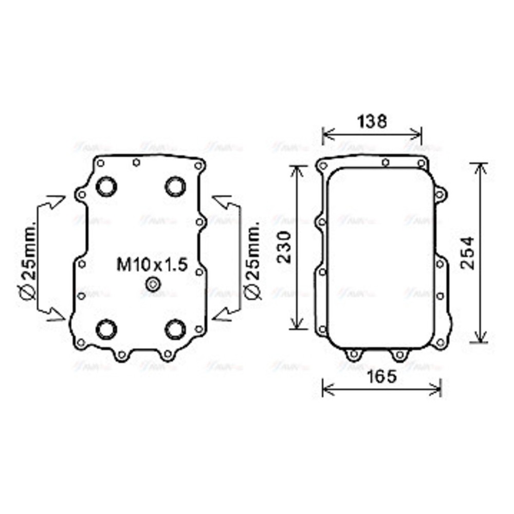 Image for AVA Cooling - Oil Cooler